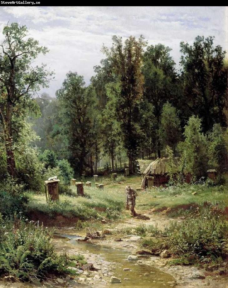 Ivan Shishkin Apiary in a Forest